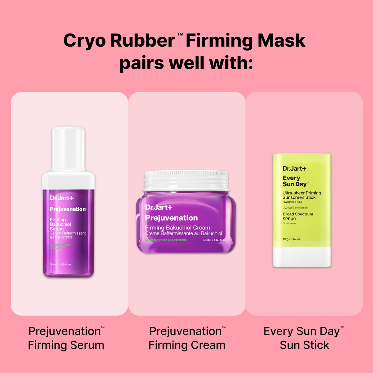 Dr.Jart+ on vanity in a bathroom setting evoking self-care routine