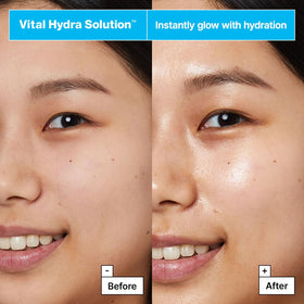 Dr.Jart+ serum on hand demonstrating lightweight absorbent feel