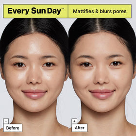 Dr.Jart+ swatch on arm demonstrating invisible coverage and reduced shine