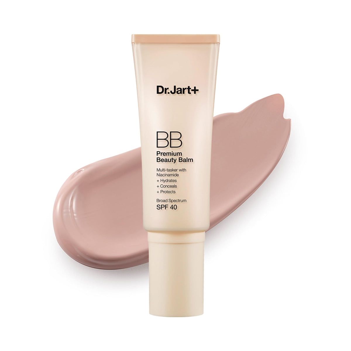 Dr.Jart+ front tube showing label and compact design for easy daily use