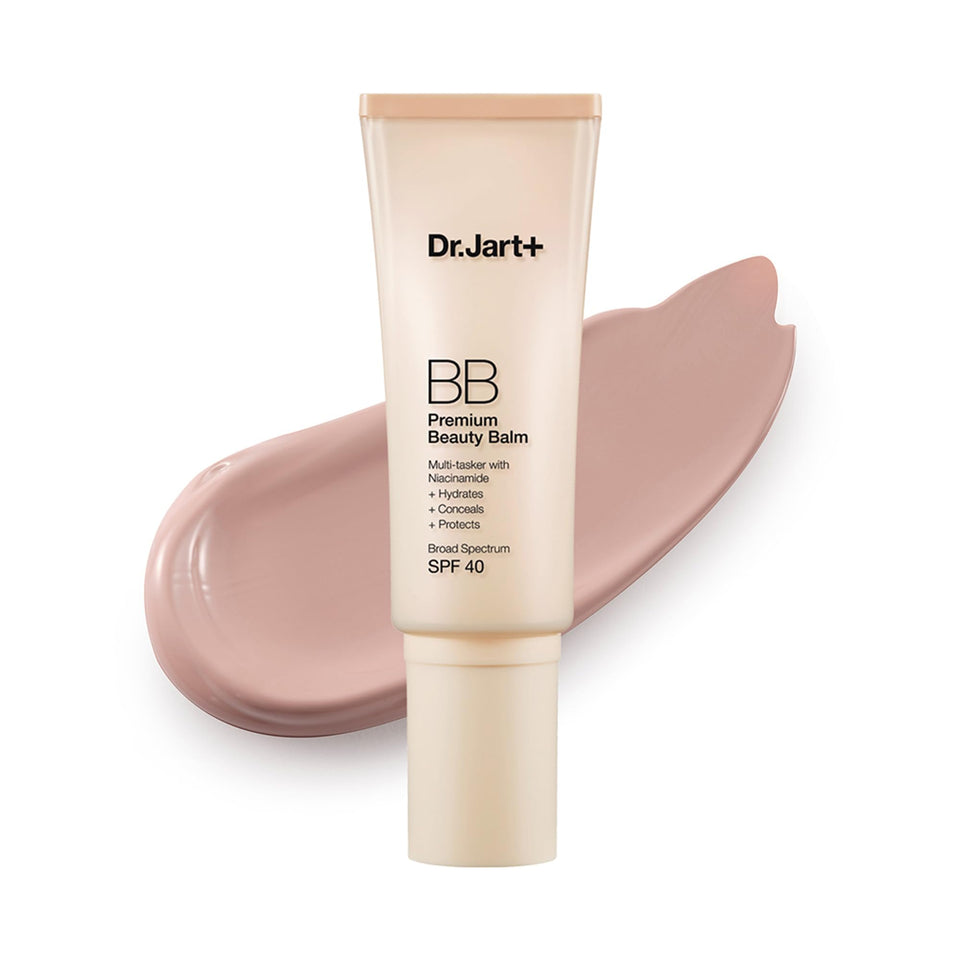 Dr.Jart+ front tube showing label and compact design for easy daily use