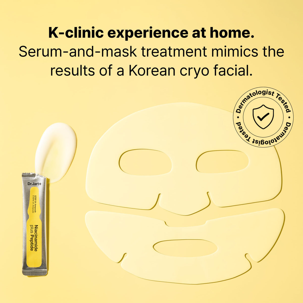 Dr.Jart+ rubber mask close-up texture highlighting cooling seal
