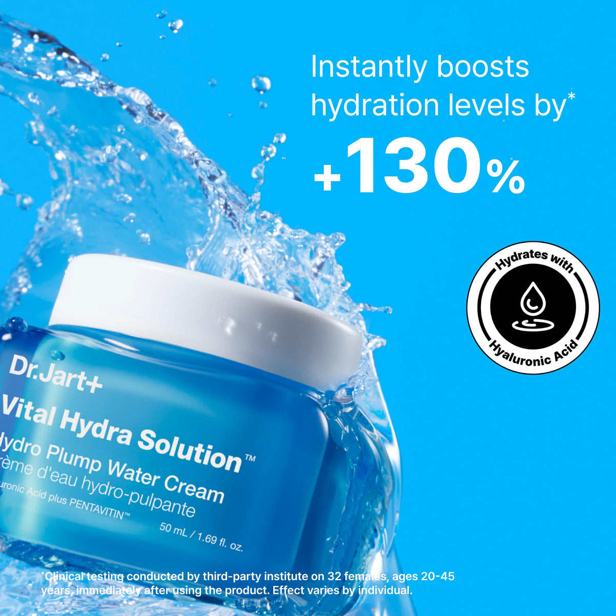 Dr.Jart+ jar on bathroom counter, suggests daily routine and easy layering