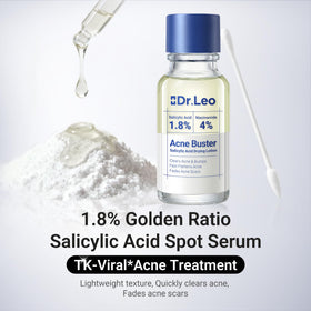 Dr.Leo visible powder and liquid separation showing the concentrated spot layer