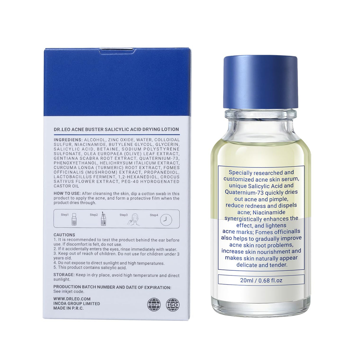 Dr.Leo travel-ready pouch with bottle ready for period-breakout or on-the-go use