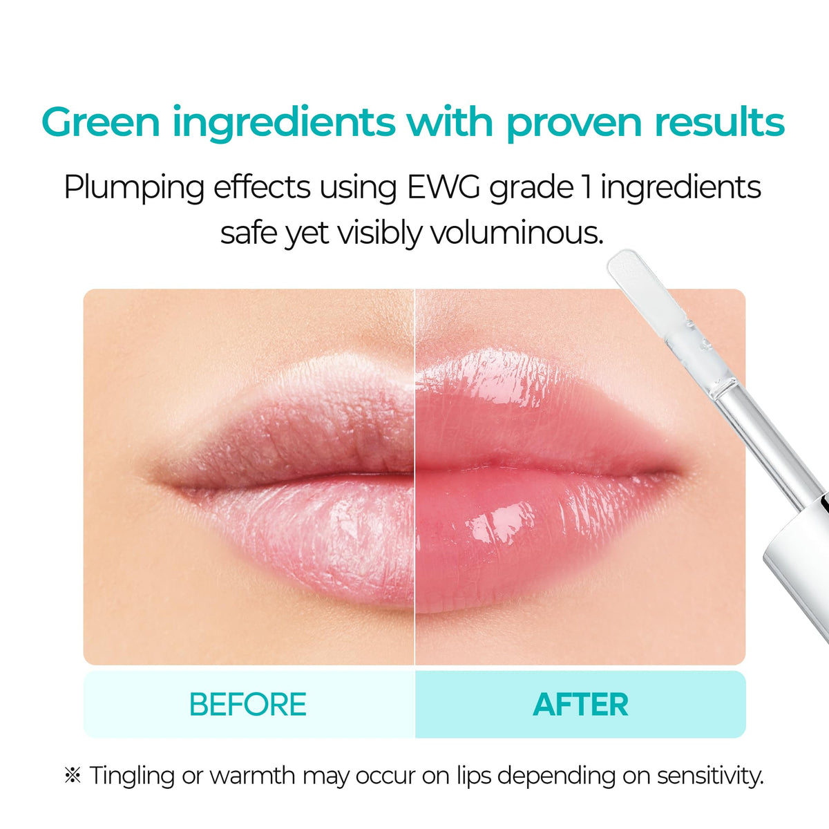 Dr.Melaxin applied to lips in use demonstrating targeted treatment and visible application method
