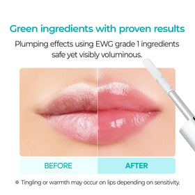 Dr.Melaxin applied to lips in use demonstrating targeted treatment and visible application method