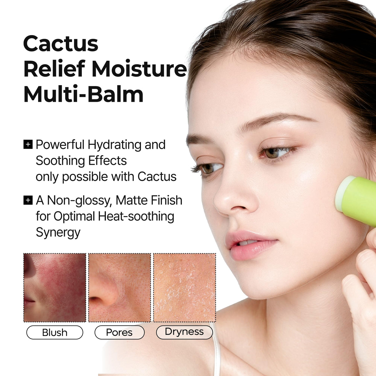 Dr.Melaxin application on nose demonstrating targeted pore-minimizing benefit