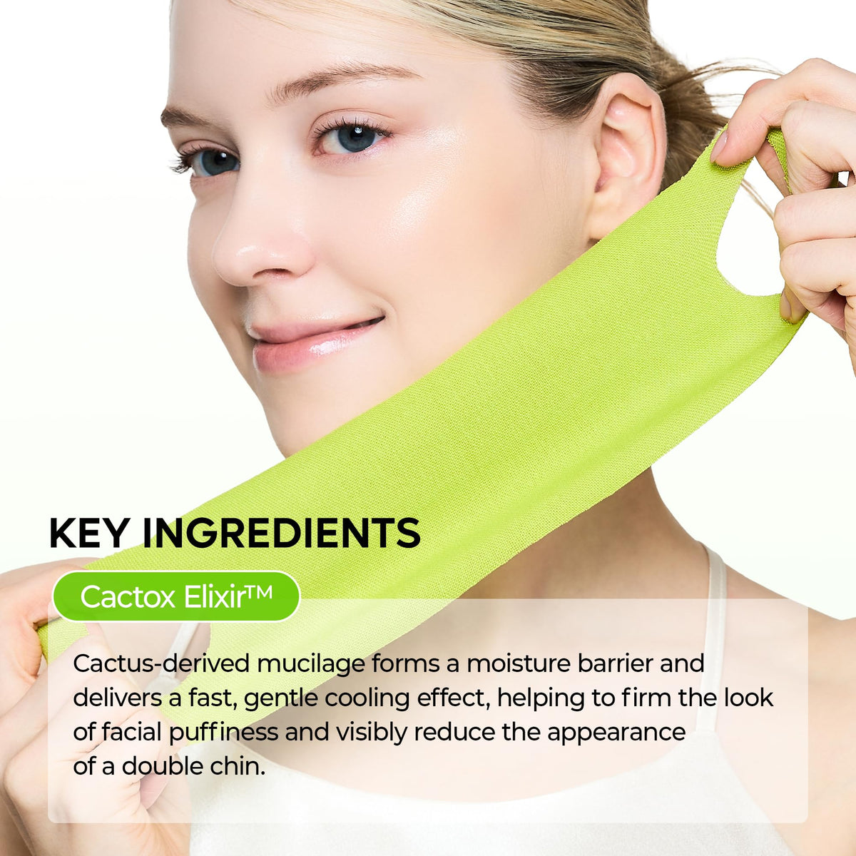 Dr.Melaxin ear-hook detail demonstrating secure, hands-free fit benefit