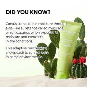 Dr.Melaxin gel texture close-up showing smooth hydrating consistency