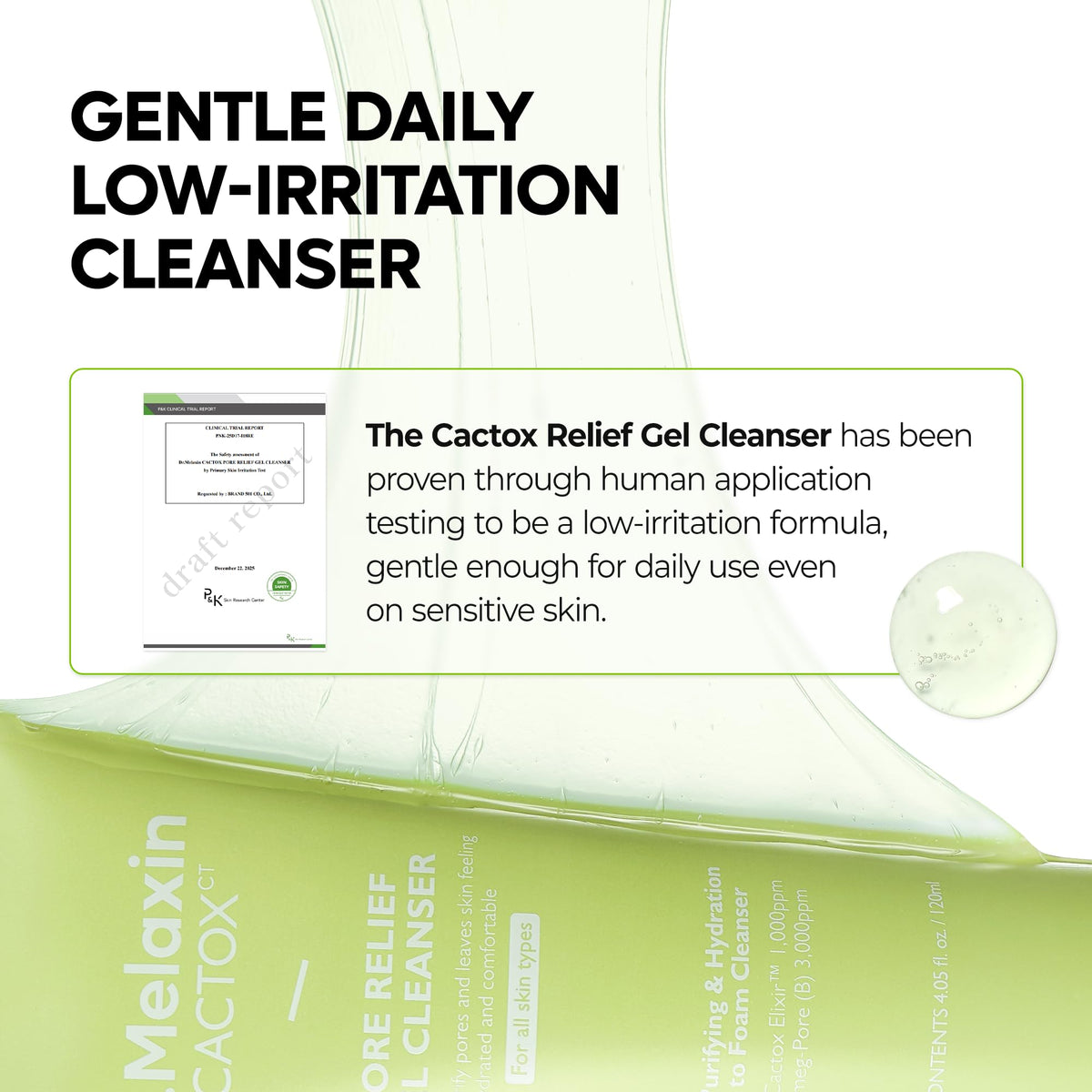 Dr.Melaxin bottle on bathroom counter in skincare routine setting