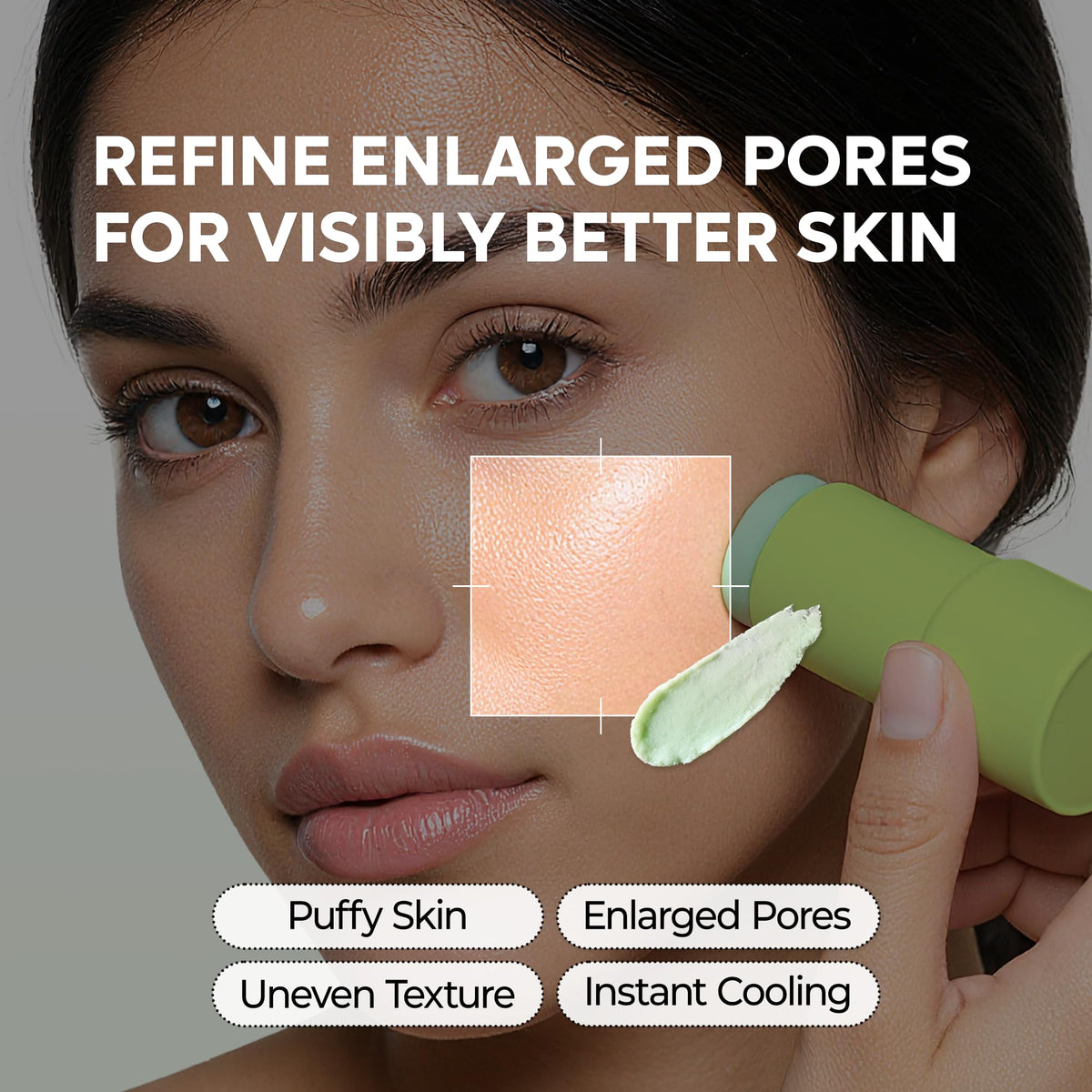 Dr.Melaxin close-up of balm texture highlighting smooth glide and cooling effect