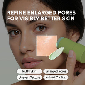 Dr.Melaxin close-up of balm texture highlighting smooth glide and cooling effect