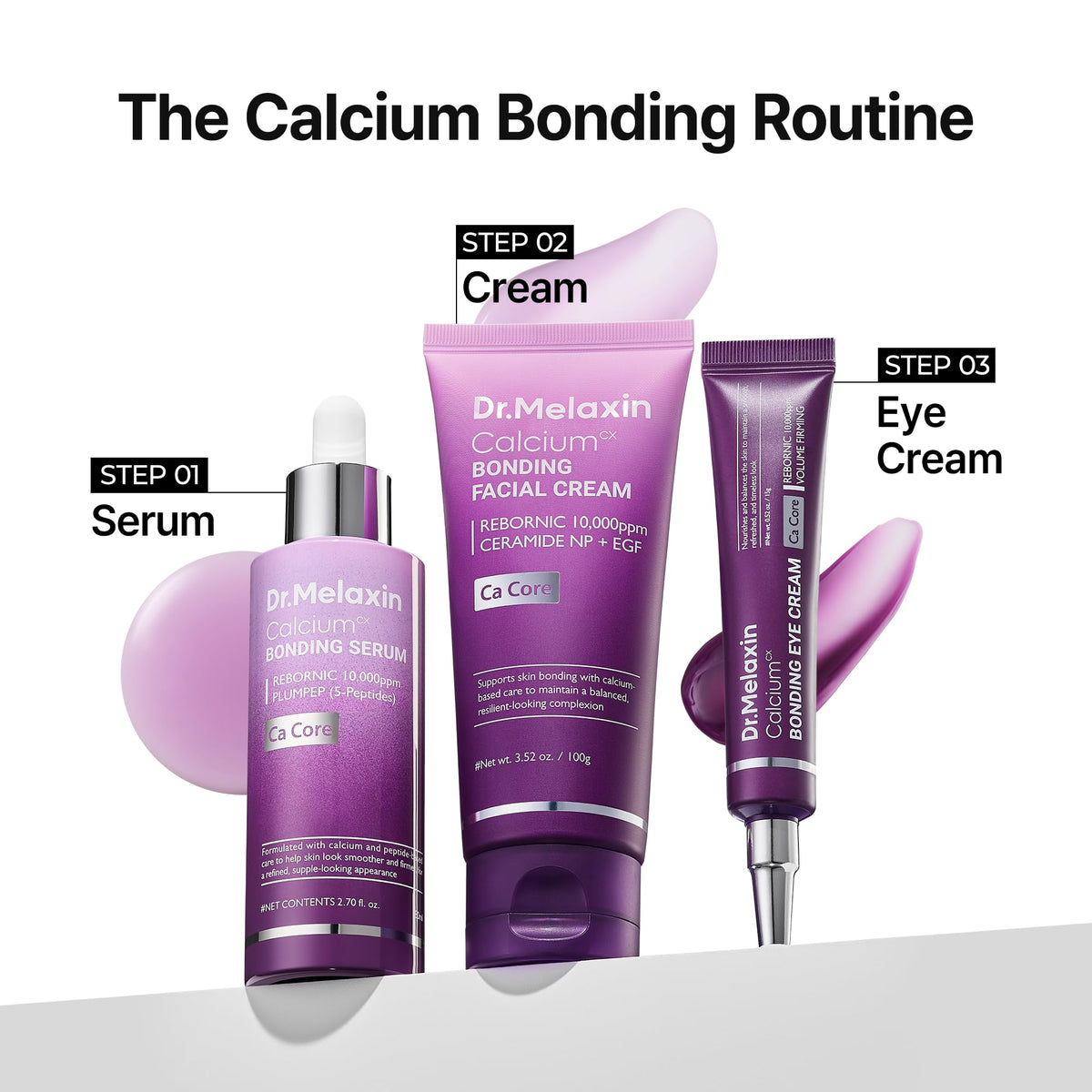 Dr.Melaxin visual of ceramide and hyaluronic elements showing barrier and hydration benefit