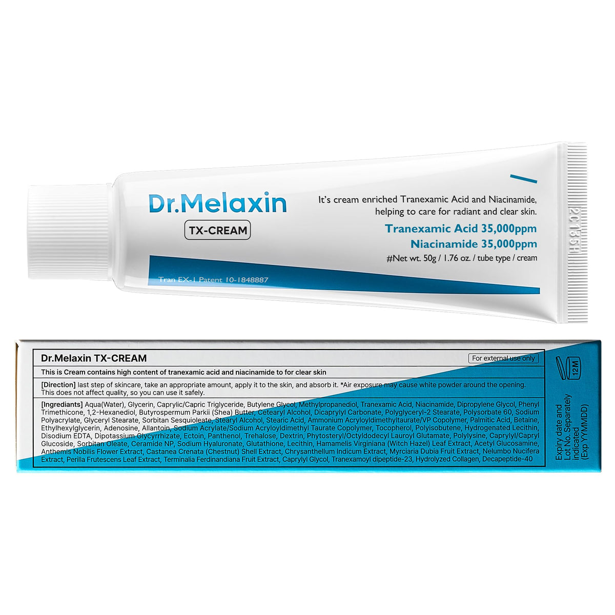 Dr.Melaxin in a bathroom scene to show real-life daily skincare use
