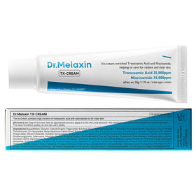 Dr.Melaxin in a bathroom scene to show real-life daily skincare use