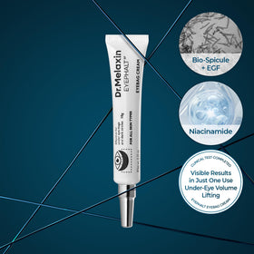 Dr.Melaxin tube close-up highlighting applicator and texture