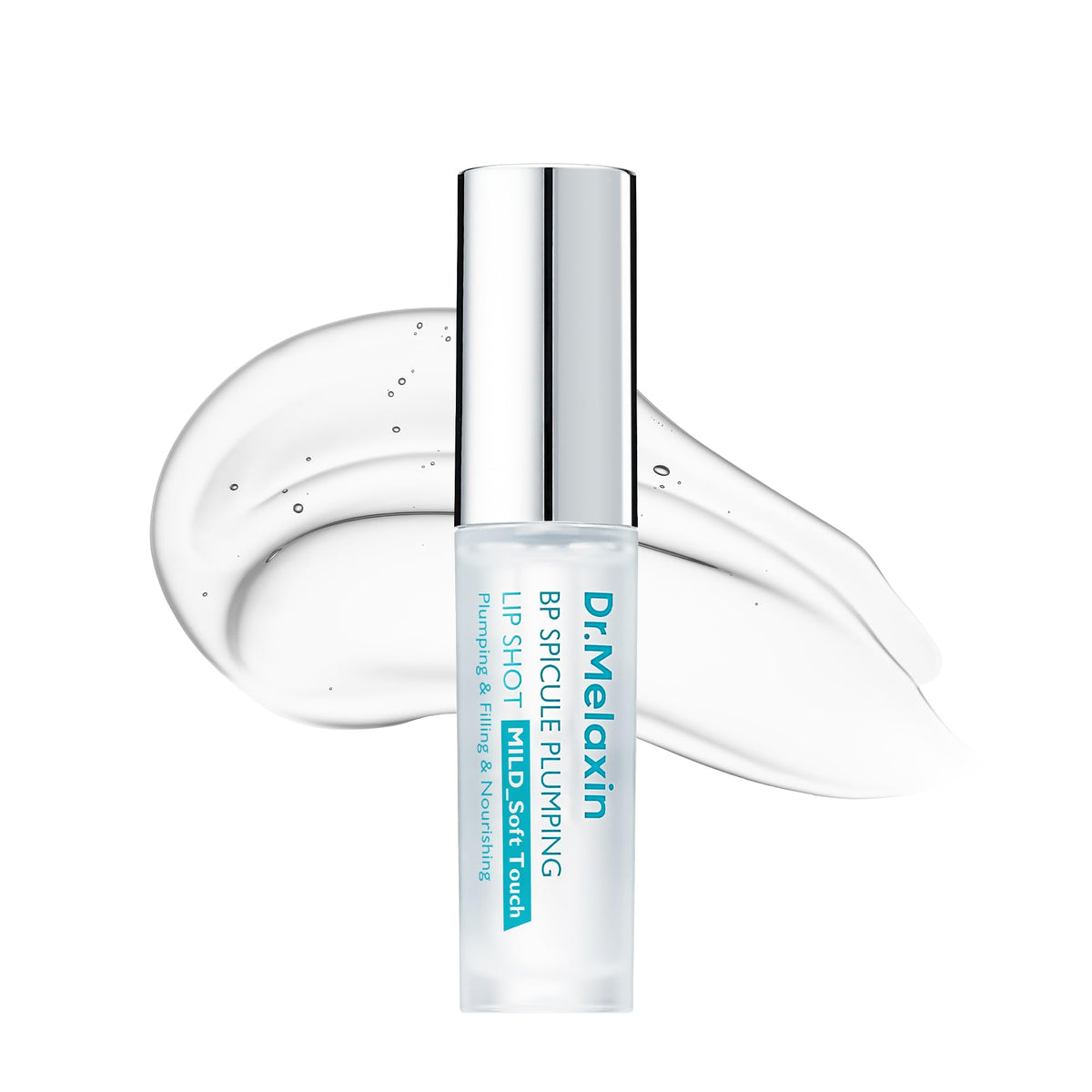 Dr.Melaxin front packaging showing product and glossy finish benefit