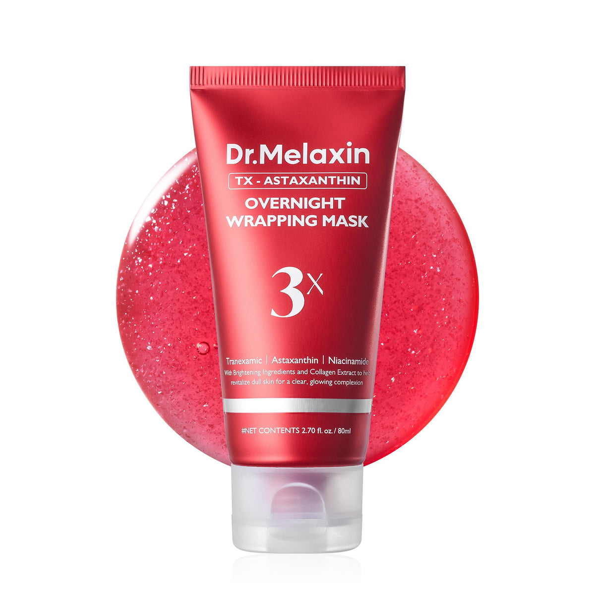 Dr.Melaxin front packaging tube showing product branding and benefits