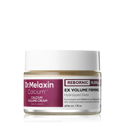 Dr.Melaxin front jar showing label and benefits for firming skin