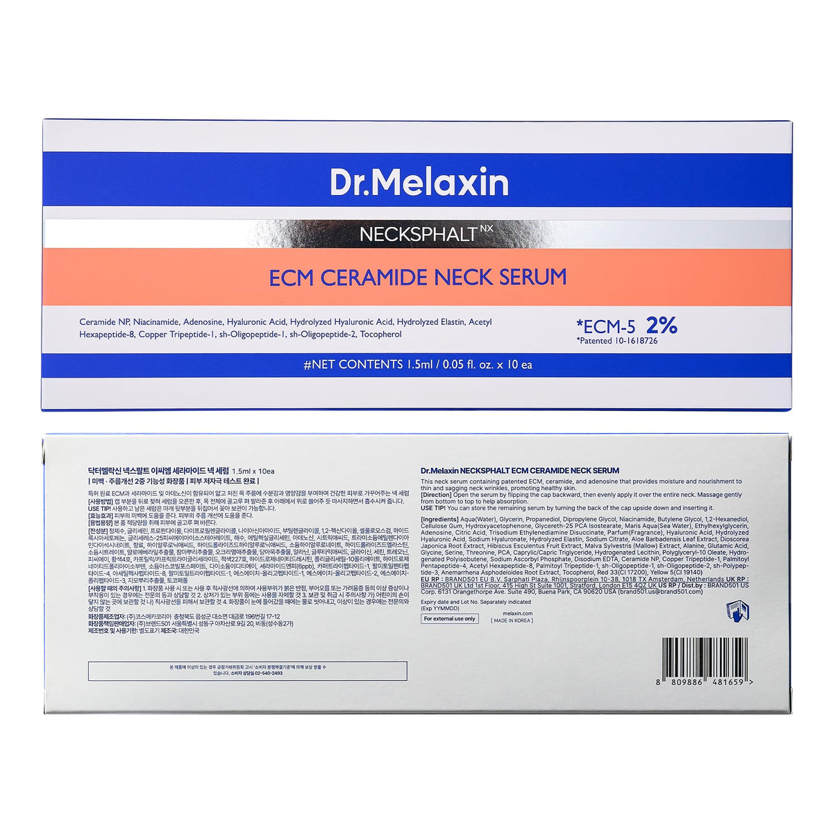 Dr.Melaxin in a bathroom routine setting showing how it integrates into daily skincare for consistent use benefit