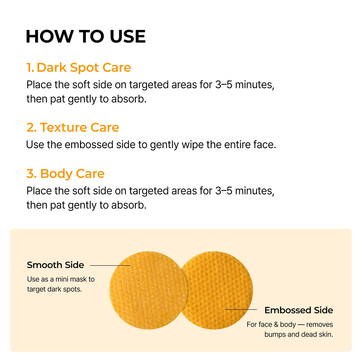 Dr.Melaxin pads on bathroom vanity suggesting daily routine convenience and brightening