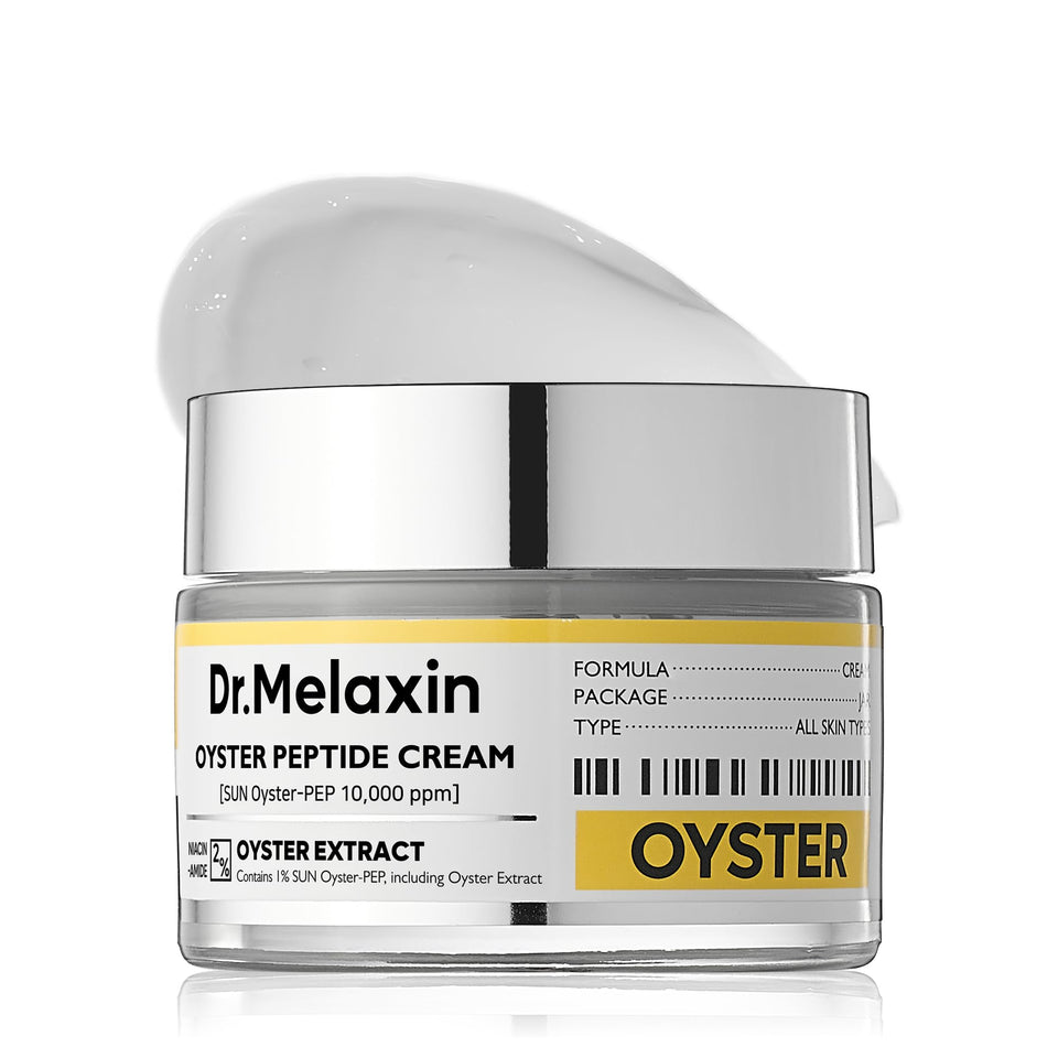 Dr.Melaxin front bottle view showing compact 50ml design and skincare benefit