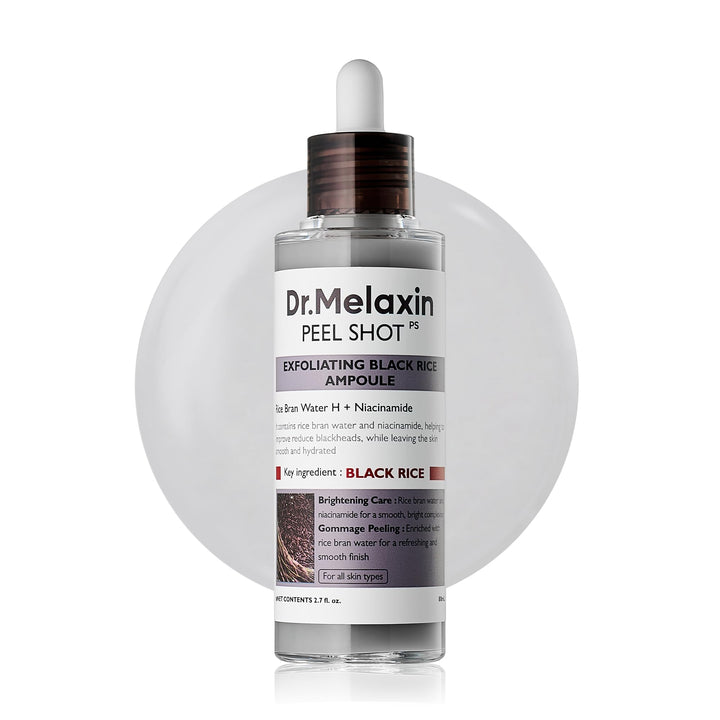 Dr.Melaxin front bottle on white background showing sleek packaging and benefit