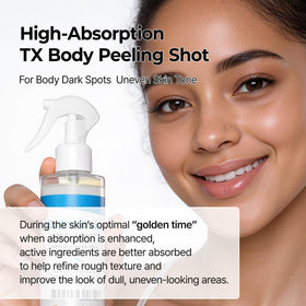Dr.Melaxin ingredients collage highlighting tranexamic acid and niacinamide