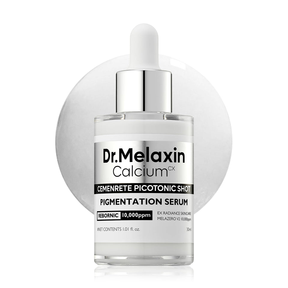 Dr.Melaxin front packaging showing compact brightening serum benefit