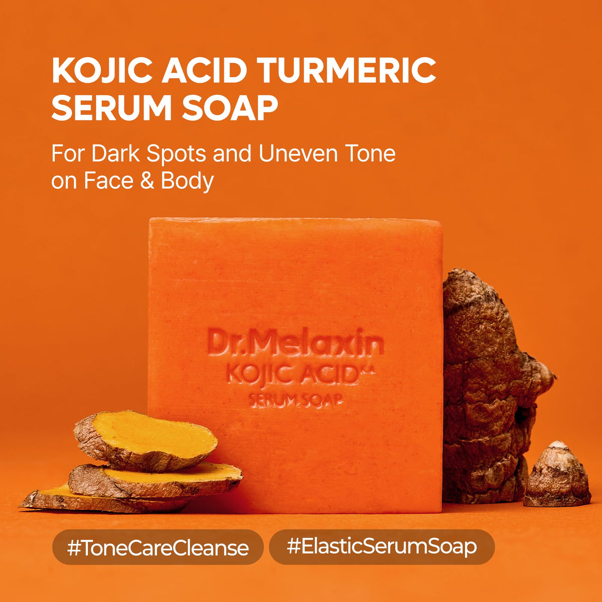 Dr.Melaxin creamy serum foam texture on hand, demonstrates gentle spreadability