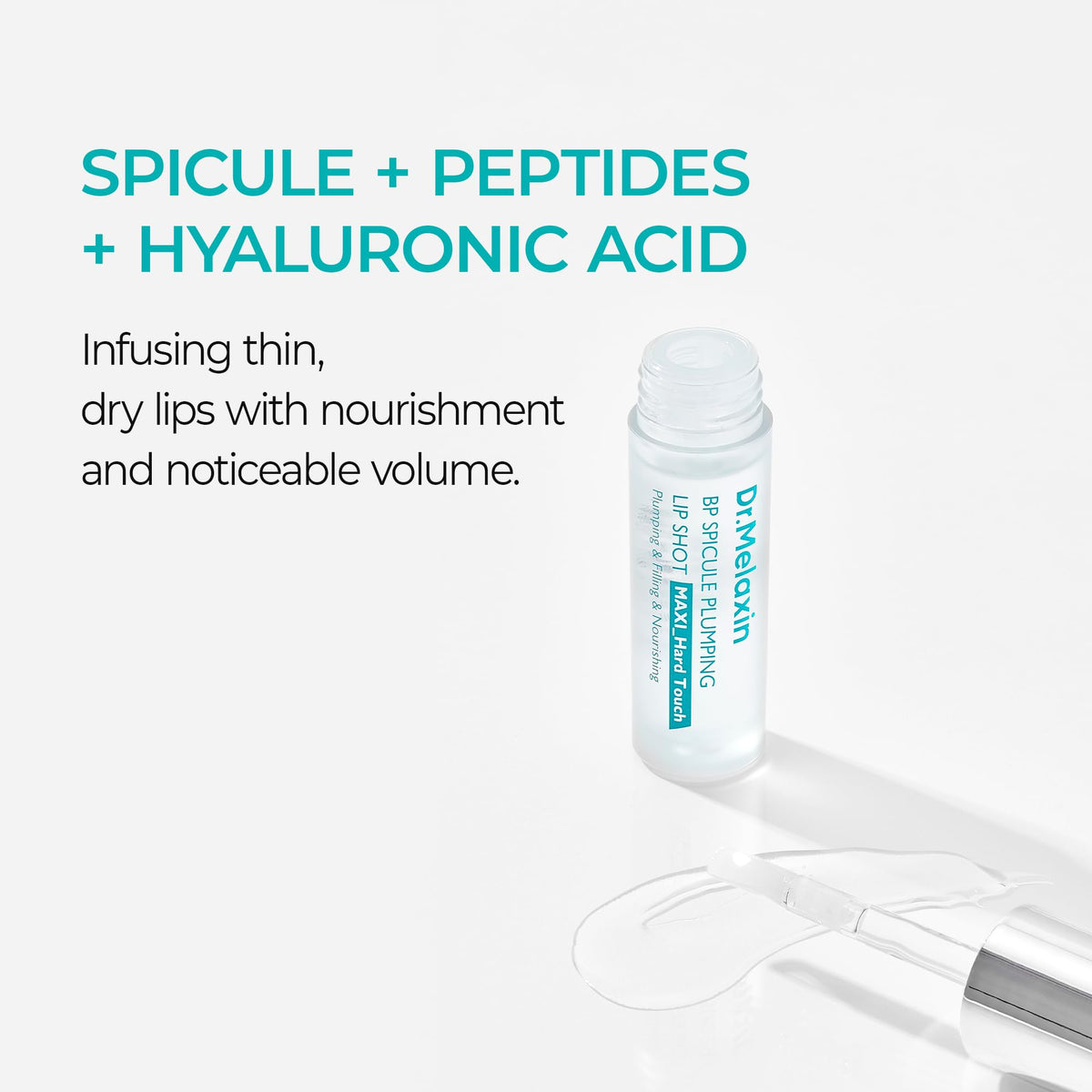 Dr.Melaxin close-up of dissolvable spicule texture highlighting delivery technology and precision