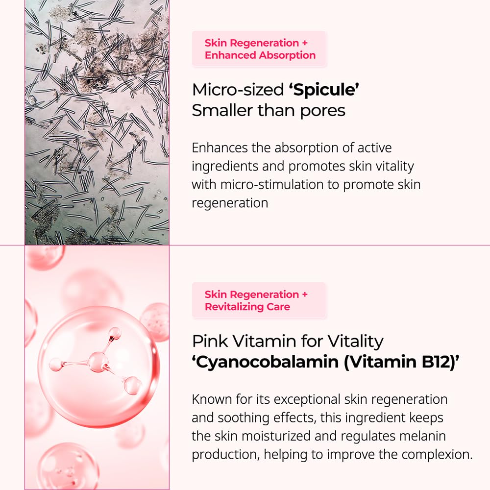 Dr.Melaxin microscopic spicules detail demonstrating enhanced ingredient delivery benefit