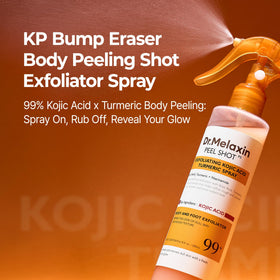Dr.Melaxin spray nozzle dispensing product for easy, even body application