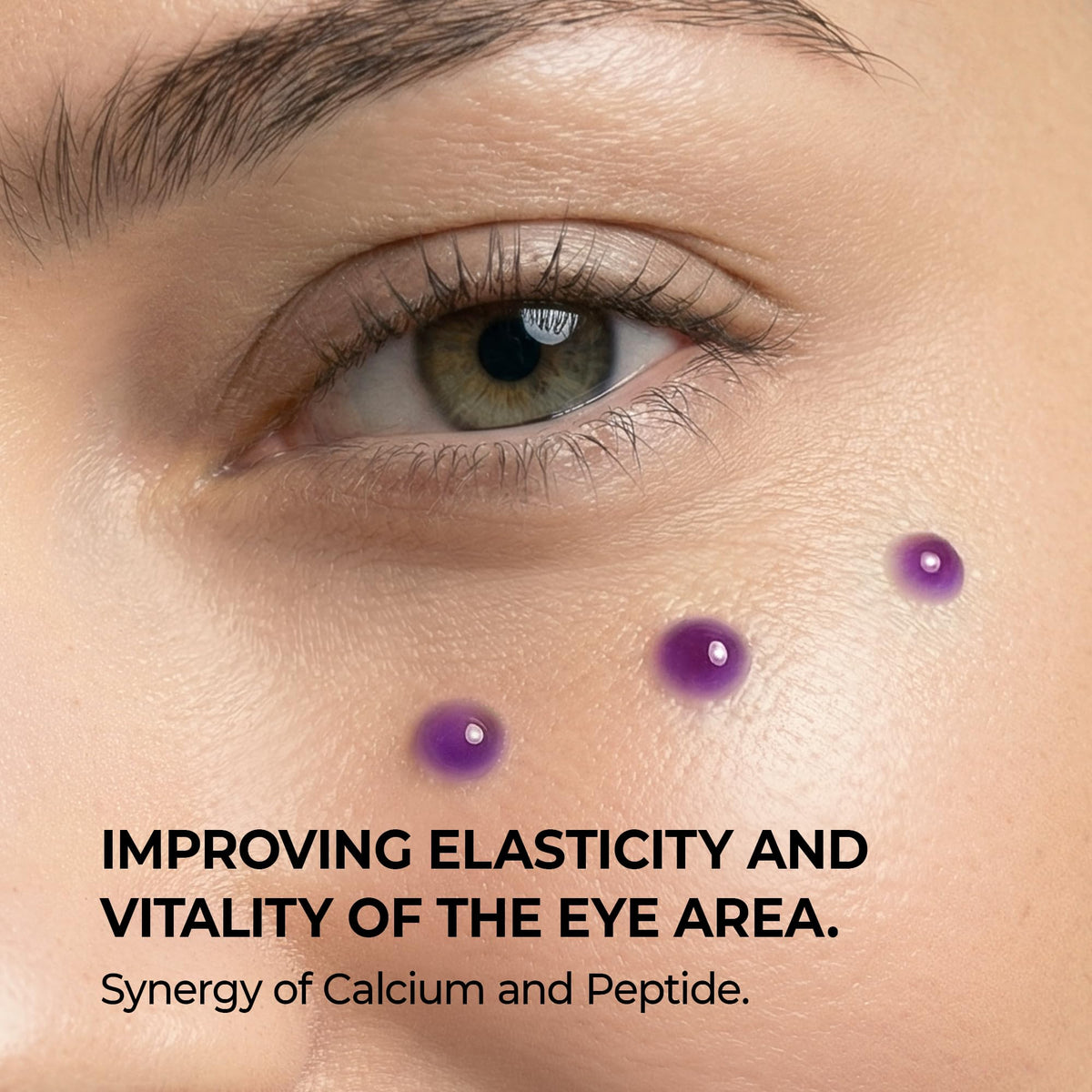 Dr.Melaxin texture swipe revealing creamy consistency and fast absorbency