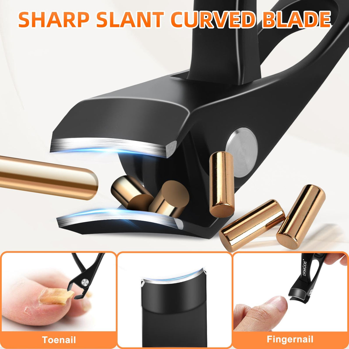DRMODE ergonomic long handle detail providing non-slip comfort and leverage