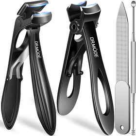 DRMODE front packaging showing full toenail clipper set and benefits