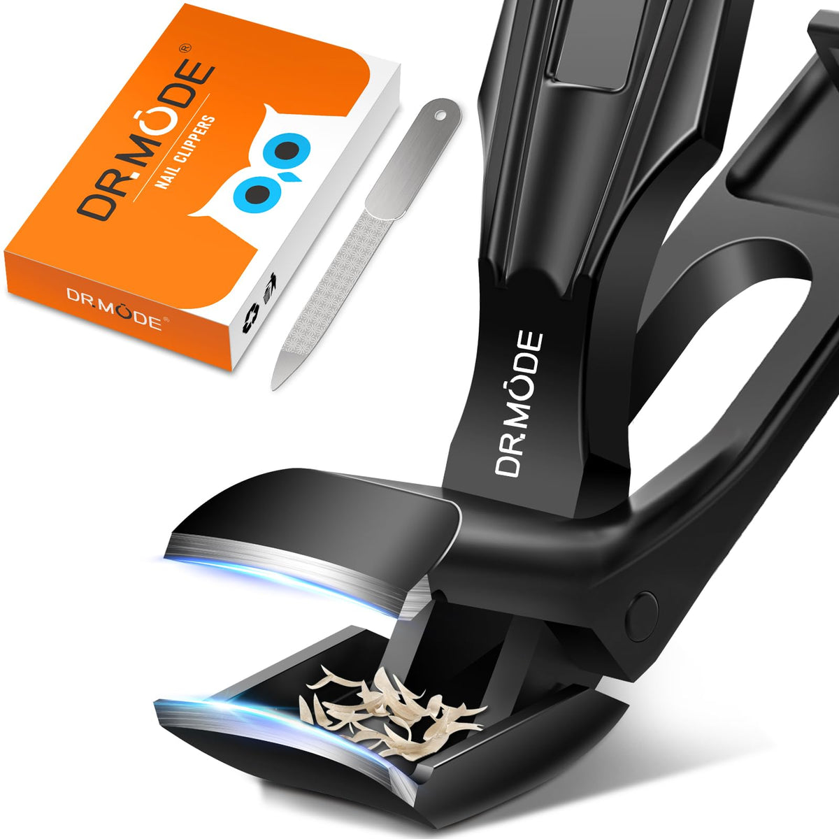 DRMODE front packaging showing clippers and features for easier selection