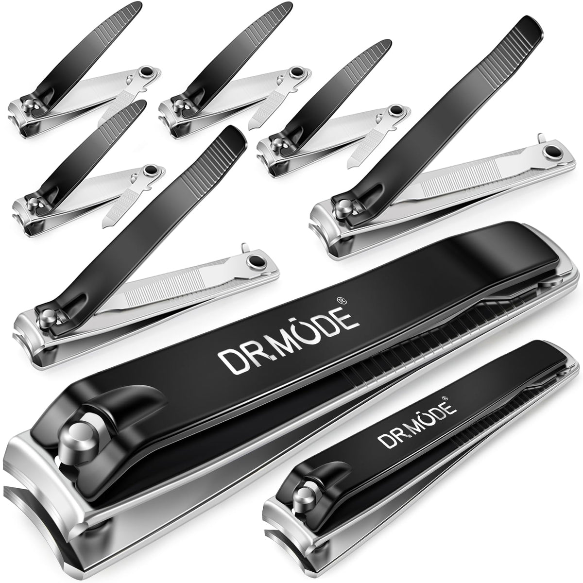 DRMODE front packaging showing full 8-pack set and contents for convenience