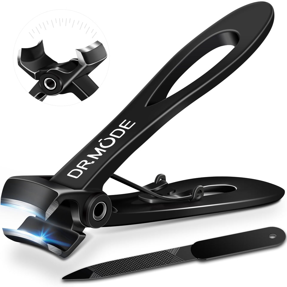 DRMODE front view of large nail clipper showing robust construction and precision
