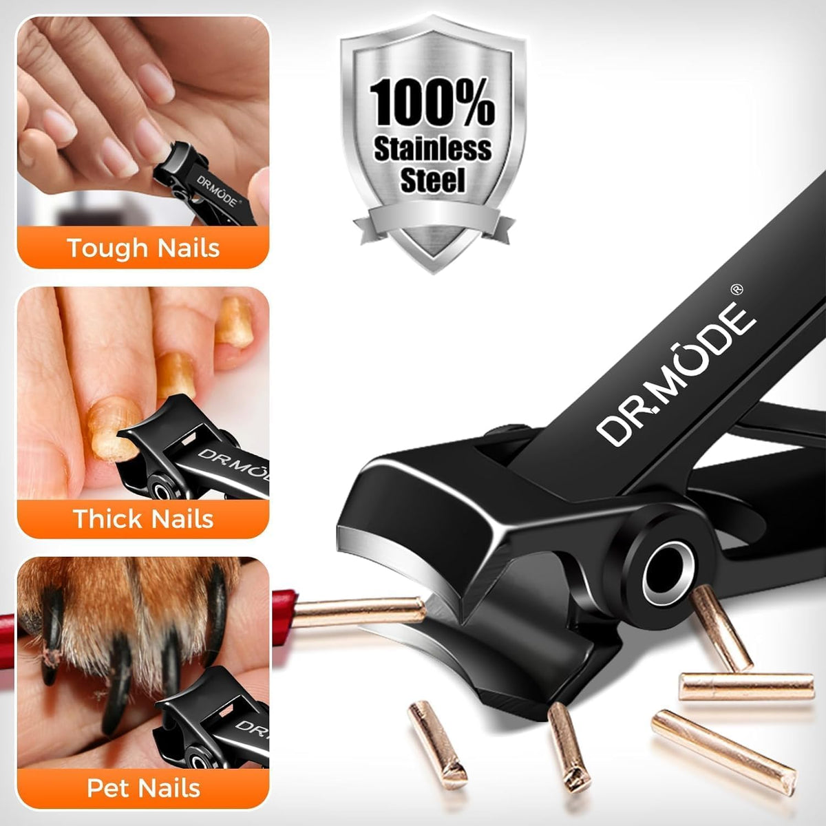 DRMODE anti-slip handle texture giving secure, comfortable grip