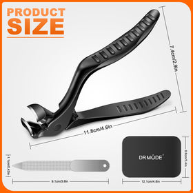 DRMODE in-hand scale showing long handle length and ease of reach for seniors
