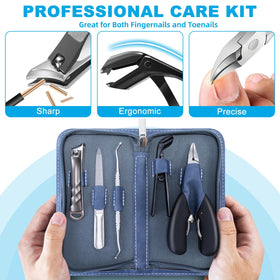 DRMODE ingrown nail lifter and nail file pairing aiding careful corner lifting and smoothing