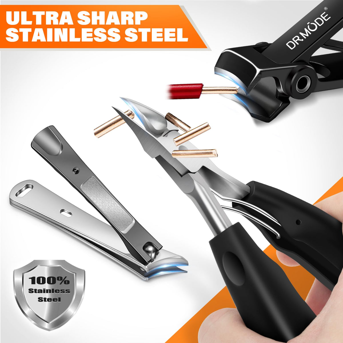 DRMODE ingrown nail lifter tool detail showing safe elevation of nail edges benefit