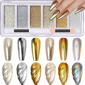 DRMODE palette top view showing six chrome colors and compact layout for travel