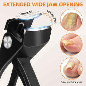 DRMODE wide 10mm jaw open to cut thick nails with fewer snips