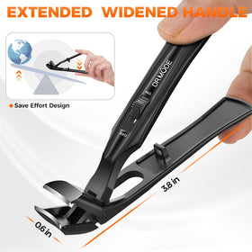 DRMODE wide jaw opened to nine millimeters for thick nail access