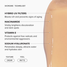 DRMTLGY half-blended patch showing natural coverage and pore-blurring