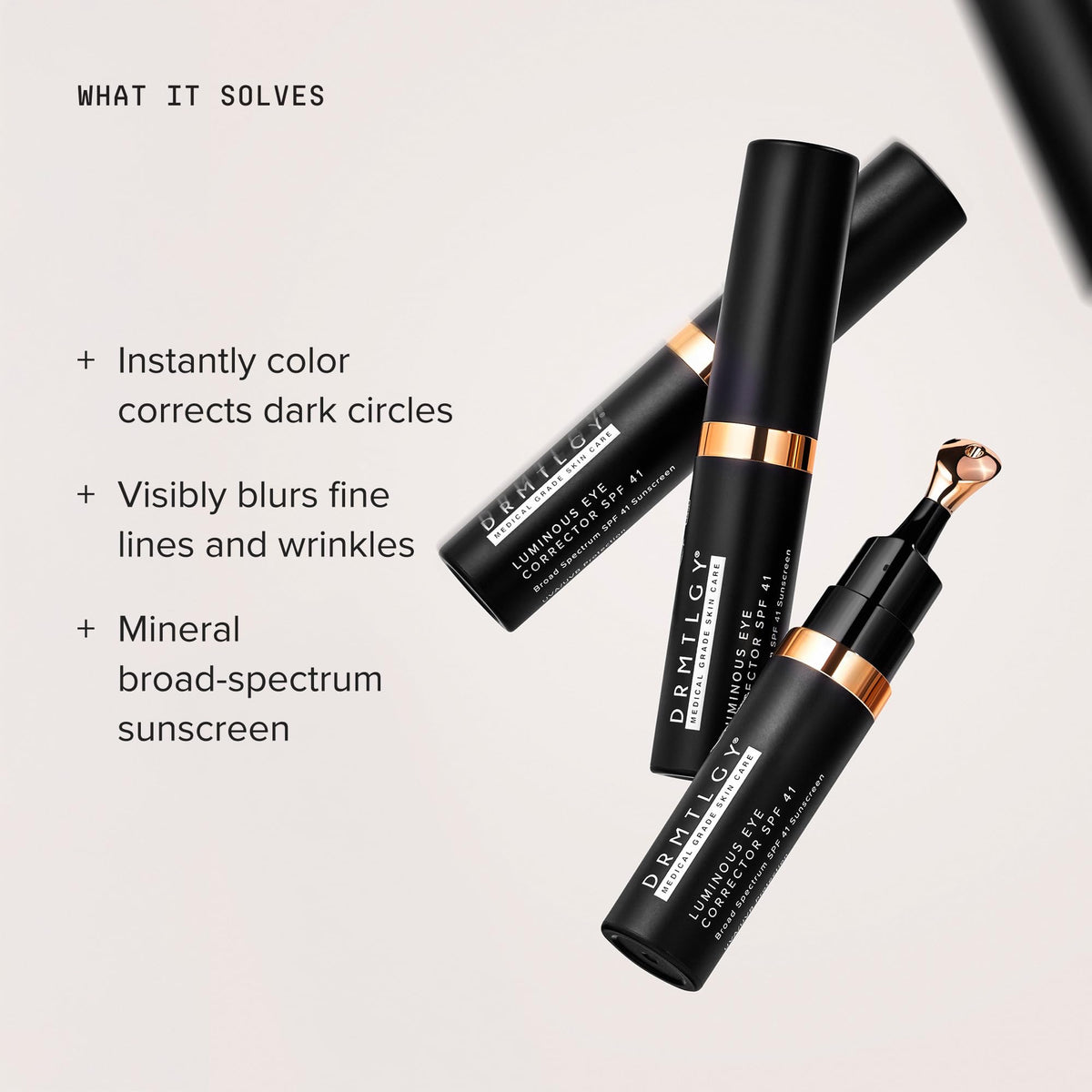 DRMTLGY open tube texture demonstrating smooth hydrating formula application