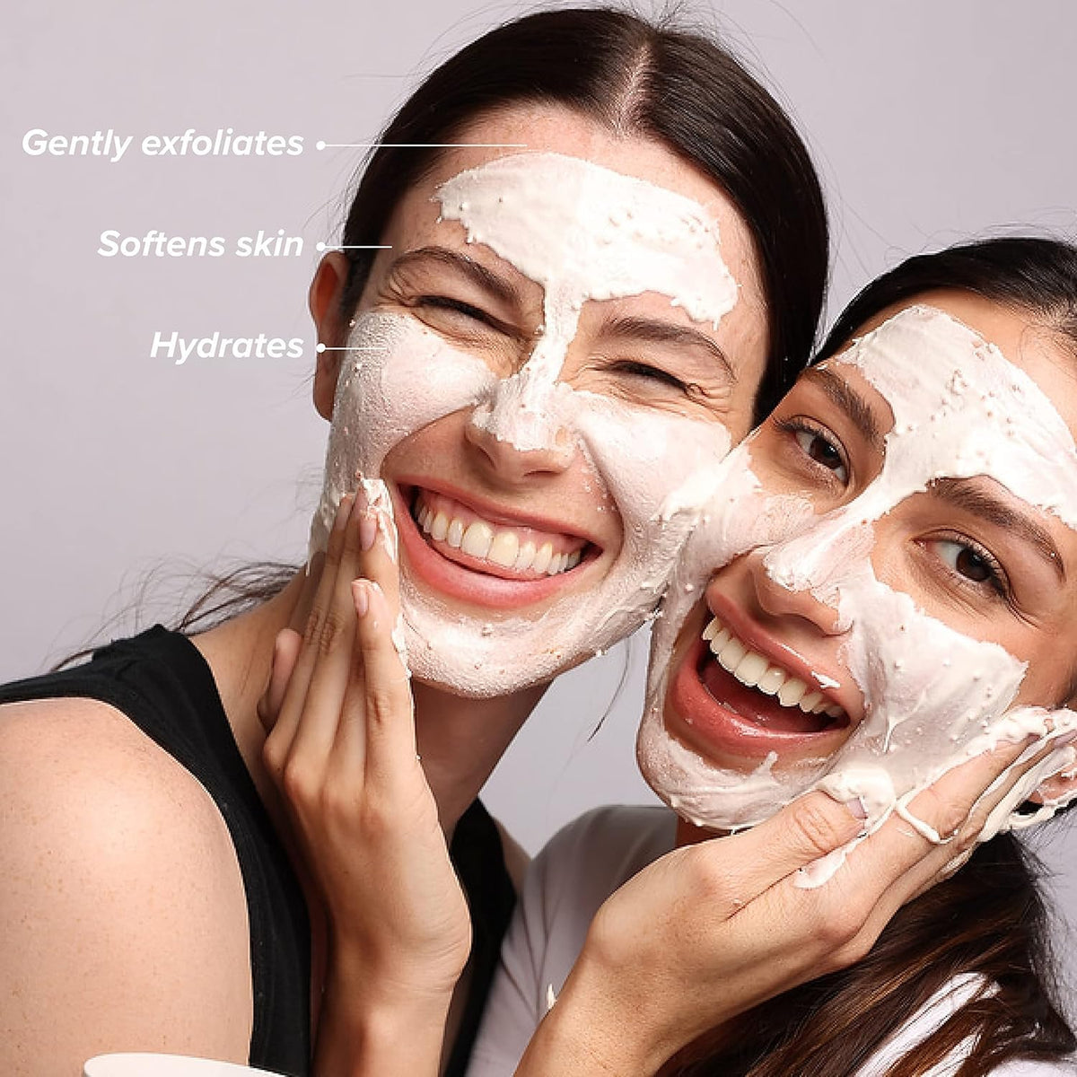 DRMTLGY jojoba bead detail in mask illustrating time-released exfoliation benefit